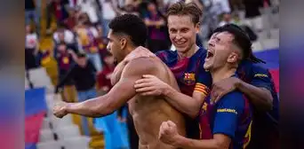 El defensor uruguayo Ronald Araujo se encargó de darle la victoria al Barcelona sobre el Girona.
