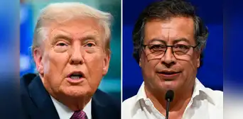 Trump acusa a Petro de ser el “líder” del narcotráfico y anuncia el fin de ayuda financiera a Colombia