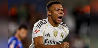 Con gol de Kylian Mbappé, Real Madrid venció a Getafe y recuperó el liderato de LaLiga