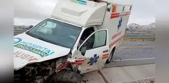Ambulancia que trasladaba a niña de 3 años con quemaduras a Lima sufre accidente en carretera de Pasco y deja 5 heridos