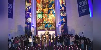CSJAR rindió homenaje al Señor de los Milagros CSJAR rindió homenaje al Señor de los Milagros