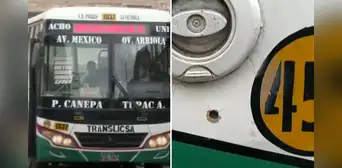 Delincuentes atacan a balazos a bus de empresa Translicsa en San Martín de Porres