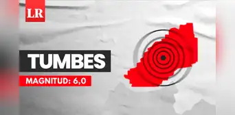 Temblor de magnitud 6,0 remeció hoy Zarumilla, Tumbes, según IGP Temblor de magnitud 6,0 remeció hoy Zarumilla, Tumbes, según IGP