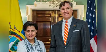 Estados Unidos reafirma lazos con Ecuador tras reunión de representantes en Washington: "Mejor momento en décadas" Estados Unidos reafirma lazos con Ecuador tras reunión de representantes en Washington: "Mejor momento en décadas"