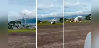 Avioneta explota tras accidente aéreo al despegar en aeropuerto de Venezuela: 2 tripulantes perdieron la vida Avioneta explota tras accidente aéreo al despegar en aeropuerto de Venezuela: 2 tripulantes perdieron la vida
