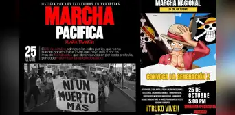 Generación Z convoca a nueva marcha para este 25 de octubre tras asesinato de Eduardo Ruiz Generación Z convoca a nueva marcha para este 25 de octubre tras asesinato de Eduardo Ruiz