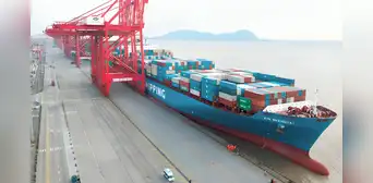 Perú y China habría registrado un aumento en el comercio del 56,9% gracias a la nueva conexión entre Chancay - Shanghái Perú y China habría registrado un aumento en el comercio del 56,9% gracias a la nueva conexión entre Chancay - Shanghái