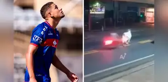 Promesa del futbol brasileño murió tras insólito accidente de tránsito: chocó su moto contra una vaca