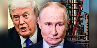 Putin advierte repercusión bilateral con Estados Unidos tras sanción a dos principales petroleras rusas: "Acto inamistoso" Putin advierte repercusión bilateral con Estados Unidos tras sanción a dos principales petroleras rusas: "Acto inamistoso"
