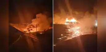 Cisterna choca con camión de carga y explota en la Panamericana Sur: ambos choferes murieron en Arequipa Cisterna choca con camión de carga y explota en la Panamericana Sur: ambos choferes murieron en Arequipa