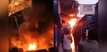 Se registra incendio en galería de jr. Huanta, en Cercado de Lima cerca al Centro Comercial Paruro: al lugar llegan 27 unidades de bomberos