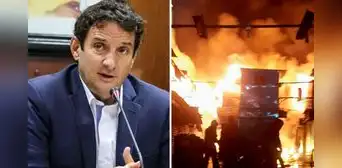 Renzo Reggiardo insinúa que incendios ocurridos en el Centro de Lima tendría vínculo con la marcha de la Generación Z