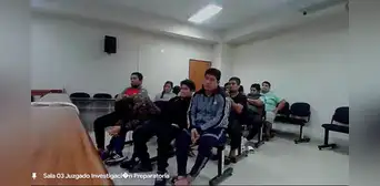 Dictan prisión preventiva contra los 16 presuntos integrantes de organización criminal en La Libertad
