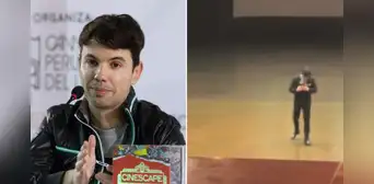 Bruno Pinasco se quiebra en el escenario al presentar película peruana y el público lo ovaciona: “Gracias por salvarnos” Bruno Pinasco se quiebra en el escenario al presentar película peruana y el público lo ovaciona: “Gracias por salvarnos”