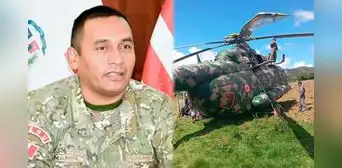 Fallece General del Ejército Peruano, Marco Marín Saldaña, en accidente de helicóptero en Pataz Fallece General del Ejército Peruano, Marco Marín Saldaña, en accidente de helicóptero en Pataz