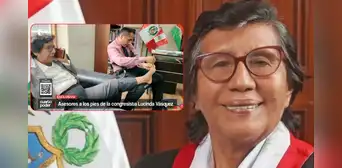 Congresistas piden sancionar a Lucinda Vásquez tras obligar a su asesor a cortarle las uñas del pie Congresistas piden sancionar a Lucinda Vásquez tras obligar a su asesor a cortarle las uñas del pie