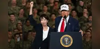 Donald Trump y Sanae Takaichi prometen una 'nueva edad de oro' entre Estados Unidos y Japón Donald Trump y Sanae Takaichi prometen una 'nueva edad de oro' entre Estados Unidos y Japón