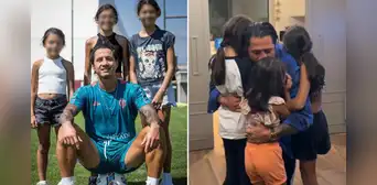 Futbolista Gianluca Lapadula enternece las redes con emotiva sorpresa que hizo llorar a sus hijas: "Un papá que ama su familia" Futbolista Gianluca Lapadula enternece las redes con emotiva sorpresa que hizo llorar a sus hijas: "Un papá que ama su familia"