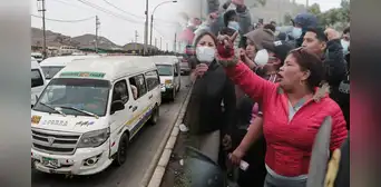 Paro de transportistas en Callao: protestan en av. Gambetta por asesinato de chofer durante estado de emergencia Paro de transportistas en Callao: protestan en av. Gambetta por asesinato de chofer durante estado de emergencia