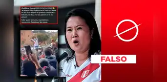 Keiko Fujimori sí fue abucheada en Cusco, pero no en octubre de 2025: el video es de mayo de 2021