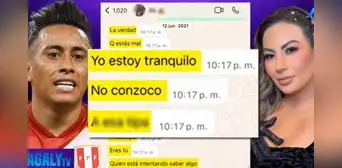 Pamela López expone chats de Christian Cueva donde juró por sus hijos que no fue infiel con Nadeska Widausky: "Ni la conozco" Pamela López expone chats de Christian Cueva donde juró por sus hijos que no fue infiel con Nadeska Widausky: "Ni la conozco"