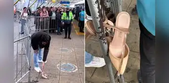 Pasajera olvida sus tacos en estación y usuarios bromean: "La Cenicienta del Metropolitano" Pasajera olvida sus tacos en estación y usuarios bromean: "La Cenicienta del Metropolitano"
