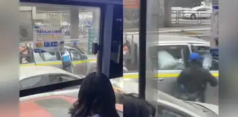 Pasajero de bus graba preciso momento en que encañonan y roban camioneta en San Juan de Miraflores
