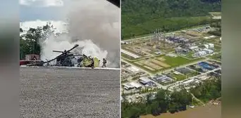Tragedia en Cusco: tres fallecidos tras caída de helicóptero de Helisur en planta de gas Tragedia en Cusco: tres fallecidos tras caída de helicóptero de Helisur en planta de gas