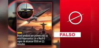 Brasil no produce por primera vez "misil" hipersónico '14-X' en 2025: es un motor y fue probado el 2021 Brasil no produce por primera vez "misil" hipersónico '14-X' en 2025: es un motor y fue probado el 2021