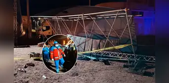 Un fallecido y tres heridos deja desplome de estructura sonora durante festividad en centro poblado de Juliaca Un fallecido y tres heridos deja desplome de estructura sonora durante festividad en centro poblado de Juliaca