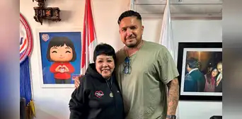 ¿Juan Manuel 'Loco' Vargas postulará al Congreso? Presidenta de Somos Perú sube foto con exfutbolista en redes del partido