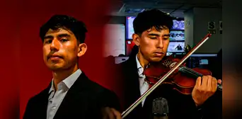 Estudia Computación Científica en UNMSM por su papá, pero ahora brilla como violinista a sus 22 años: "Quiero seguir tocando"
