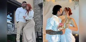 Milena Zárate se casó con el tatuador Carlos Mendoza en una boda simbólica en Estados Unidos: “Nuestra locura de amor” Milena Zárate se casó con el tatuador Carlos Mendoza en una boda simbólica en Estados Unidos: “Nuestra locura de amor”