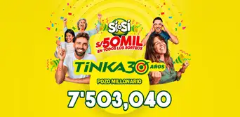 Sorteo de La Tinka del 2 de noviembre: resultados completos y ganadores del Pozo Millonario Sorteo de La Tinka del 2 de noviembre: resultados completos y ganadores del Pozo Millonario