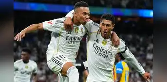 Kylian Mbappé volvió a marcar dos goles en un nuevo triunfo del Real Madrid en LaLiga española Kylian Mbappé volvió a marcar dos goles en un nuevo triunfo del Real Madrid en LaLiga española