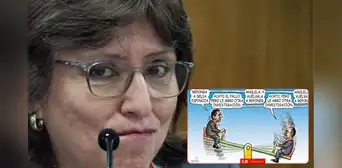 "Reponga a Delia Espinoza", "Acato, pero le abro otra investigación": Carlincatura retrata las disputas judiciales para su reposición "Reponga a Delia Espinoza", "Acato, pero le abro otra investigación": Carlincatura retrata las disputas judiciales para su reposición
