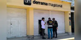 Falsos obreros asaltan local de la Derrama Magisterial en Piura: Policía logra capturar a uno tras intensa persecución
