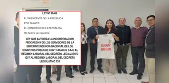 Sunarp con CAS: promulgan ley que autoriza el pase progresivo al régimen laboral 728 Sunarp con CAS: promulgan ley que autoriza el pase progresivo al régimen laboral 728