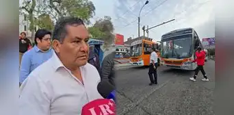 Gerente de buses Nueva América denuncia que PNP y ATU detuvieron 36 unidades durante paro: "Ellos generaron el desorden" Gerente de buses Nueva América denuncia que PNP y ATU detuvieron 36 unidades durante paro: "Ellos generaron el desorden"