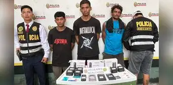 Iquitos: detienen a tres sospechosos del robo de celulares valorados en 25 mil soles