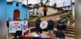 Presidente de la Corte de Cajamarca instala Juzgado de Paz en el centro poblado Los Ángeles, distrito de Catilluc