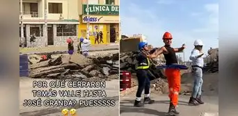 'Obreros' son captados bailando para videos de TikTok en una obra y son furor en redes: “Es la pausa activa”