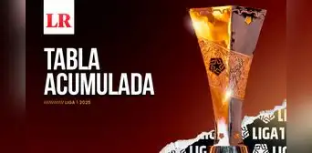 Tabla acumulada de la Liga 1 del fútbol peruano: así va la clasificación a torneos internacionales y lucha por el descenso Tabla acumulada de la Liga 1 del fútbol peruano: así va la clasificación a torneos internacionales y lucha por el descenso