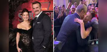 Millie Bobby Brown y David Harbour reaparecen juntos en premiere de Stranger Things tras versiones de tensión entre ellos