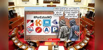 Por estos no: Carlincatura satiriza el papel de ciertos partidos desde el Parlamento en las Elecciones 2026