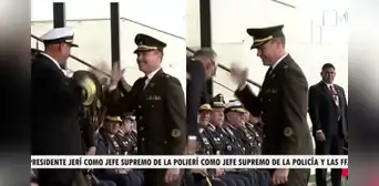 George Forsyth, precandidato presidencial de Somos Perú, apareció vestido de uniforme militar frente a José Jerí George Forsyth, precandidato presidencial de Somos Perú, apareció vestido de uniforme militar frente a José Jerí