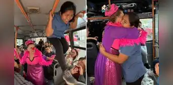 Johanna San Miguel y la 'cobradora araña' protagonizan colaboración y desatan risas en redes: "Las mujeres resolvemos"