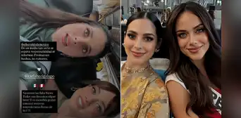 Fátima Bosch y Karla Bacigalupo niegan supuesta rivalidad entre ellas en el Miss Universo: ''Aquí todo good''