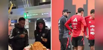 Selección peruana fue recibida con aperitivos locales en su arribo a San Petersburgo: Álex Valera y Pedro Gallese probaron la sazón rusa