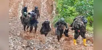 Hallan campamento de banda criminal peruana Los Trujillanos en frontera con Ecuador